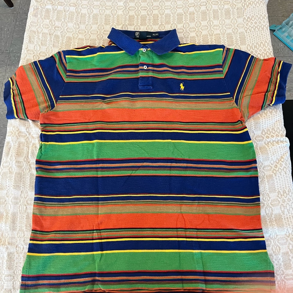 Polo Ralph Lauren polo. Super colorful 90’s